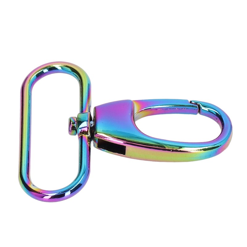 10Pcs Keychain Clasp 38mm Firm Rust Proof Bright Luster Simple