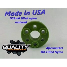 Qualitysuperchargers Supercharger Coupler Isolator Oil Filled Nylon Jaguar Range Rover Land 5.0 47mm