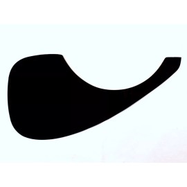 Unbranded (B21) Yamaha Style Acoustic Guitar Pickguard BLACK, Self-adhesive