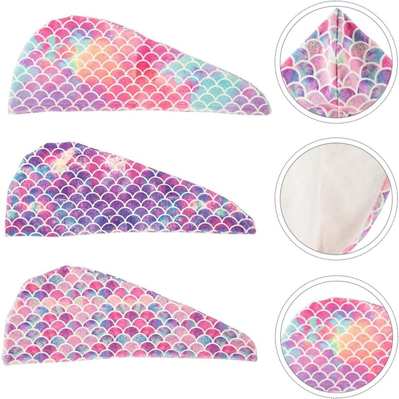 Toalla de Microfibra Superfina Diseño para Secar el Cabello 3