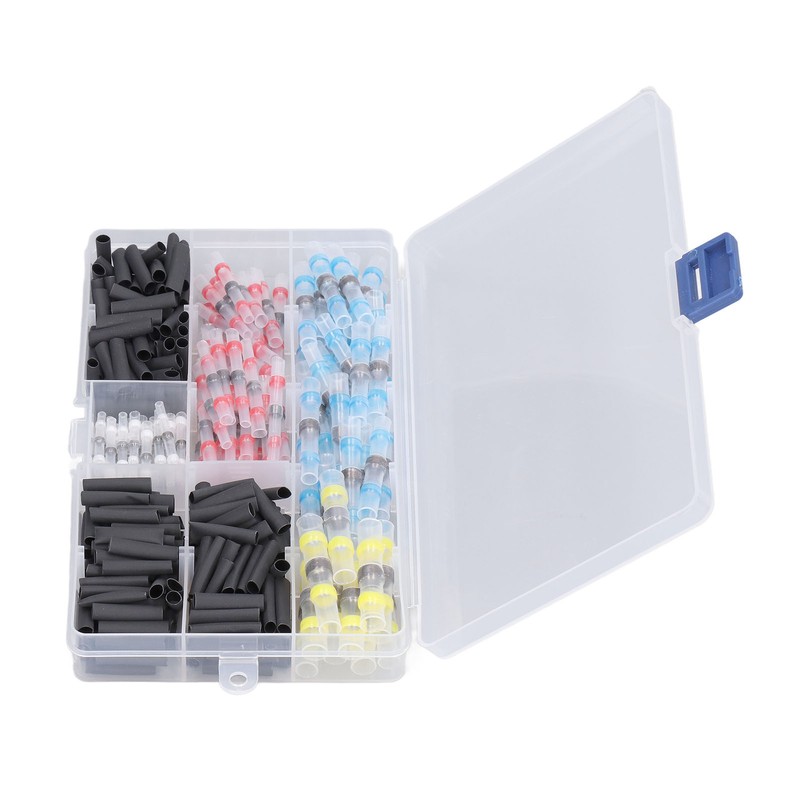 Solder Seal Wire Connectors Heat Shrink Tubing Kit Marine Insulated