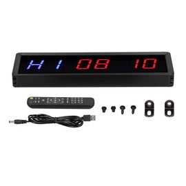 LED Gym Timer Workout Clock for Fitness Exercising Interval Stopwatch