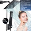 HAWOO Regaderas para Baño, 8" Cabeza de Ducha de Lluvia