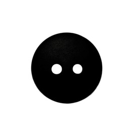 ButtonMode Standard Blouse Buttons with 2 Holes 22pc Set includes 11 Blouse Front Buttons x 15mm (9/16 Inch), 11 Blouse Sleeve Buttons x 13mm (1/2 Inch), Black, 22-Buttons