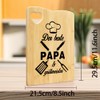 Father Gift For Dad Gift Father's Day Engraved Bamboo Chopping