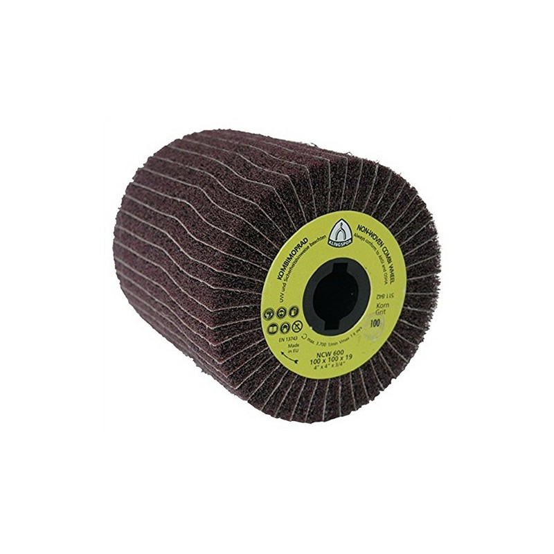 Klingspor 258907"NCW 600 S" K150 Wheel Abrasive Mop, 0 V,