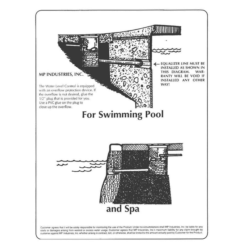 MP Industries Water Leveler Control Gray Lid 1953-JG (Tan)