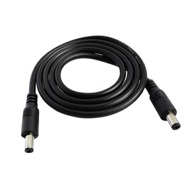 ESDEITT 3.28ft DC5521 Power Pigtails Cable,Male to Male 5.5 * 2.1mm 12V 12W 18AWG Power Supply Connecting Repair Cable for CCTV Security Camera LED Strip Light (1meter)