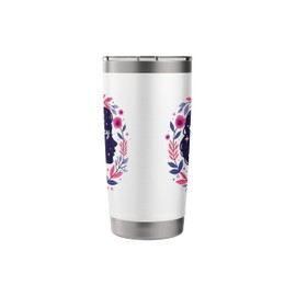 International Women's Day 2025 Floral 8 March Girl Women Stainless Steel Insulated Tumbler