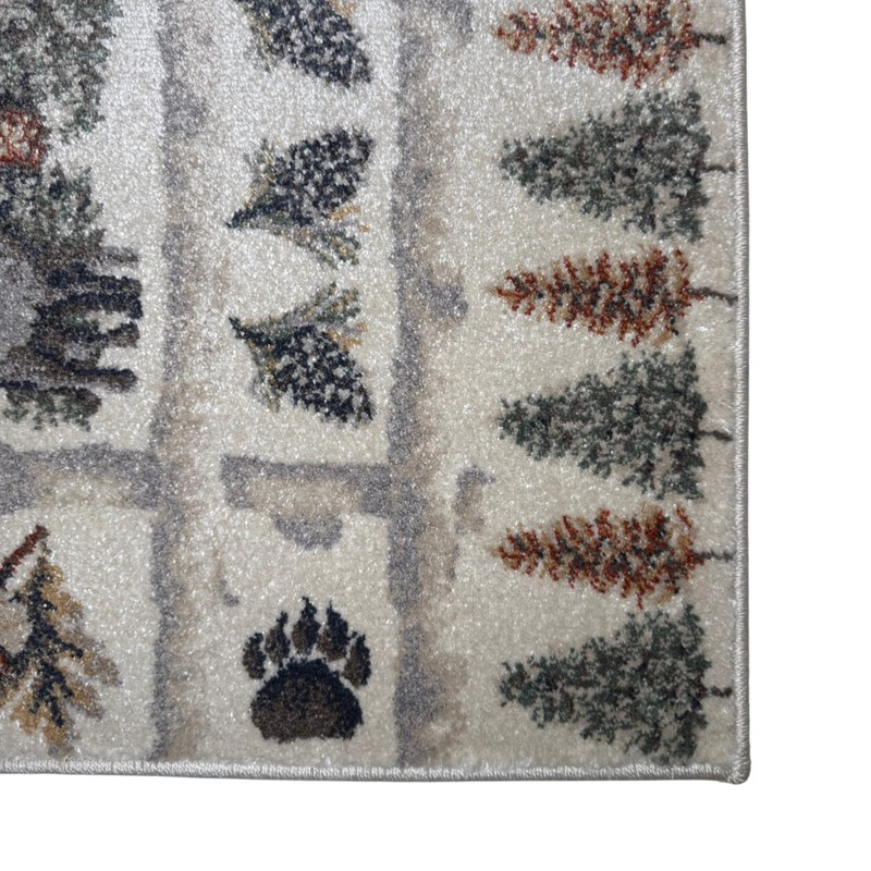 Goods of the Woods Vista II, Rectangular Hearth Rug, Lodge
