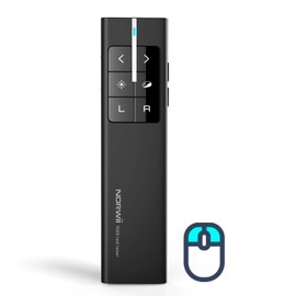 NORWII Wireless Presenter Remote for PowerPoint, Presentation Remote Control Clicker with Complete Air Mouse Function, Handheld Mouse Clicker for Mac, Computer, Laptop, Google Slides, N99