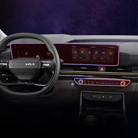 FICS Compatible with Kia Carnival 2024 2025 2026 (KA4 Facelift) Screen Protector – Anti-Glare PET Films for Navigation & HVAC Displays, Bubble-Free, Scratch-Resistant