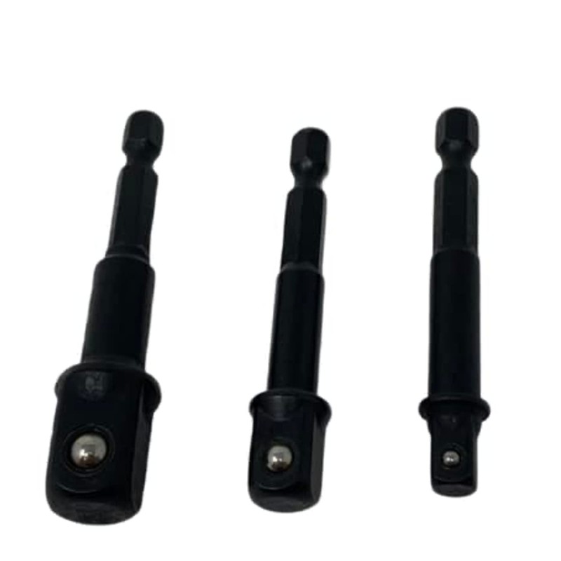 DeWalt Impact Driver Ready 3-Piece Socket Adapter Set DW2541IR, DW2542IR,