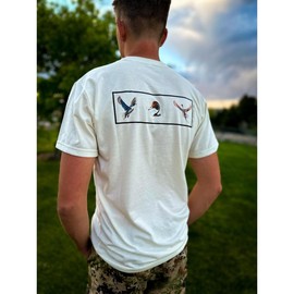 "Pins & Whistles" Tri Pintail Tee Shirt - Size: X-Large