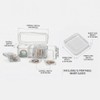 Patch Display 12 Compartment Acrylic Button Display Case for Pins