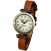 Little Magic Women’s Wristwatch, Genuine Leather Belt, Gold Color, Waterproof,