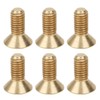 50Pcs Flat Hex Socket Screw M3 Pure Copper Countersunk Head