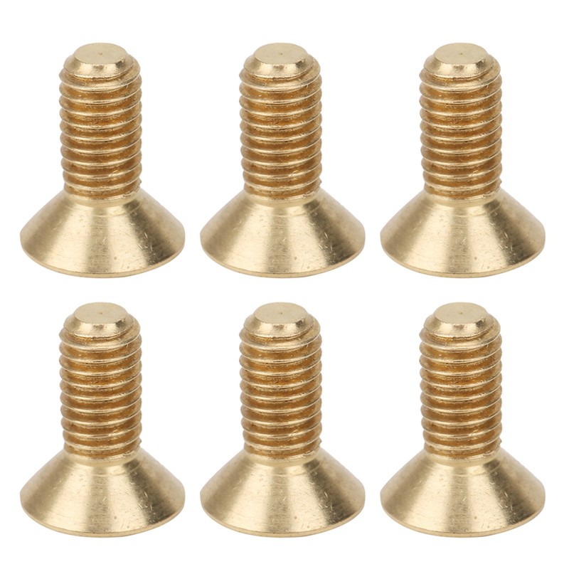 50Pcs Flat Hex Socket Screw M3 Pure Copper Countersunk Head