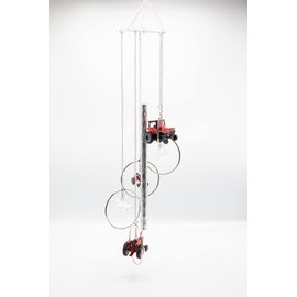 Wind Chime with Red Tractor by MAAC