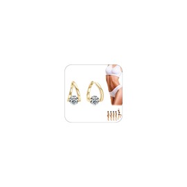 Lymphatic Earrings for Women Lymphatic Magnetherapy Earrings Lymphatic Drainage Hoop Earrings Atheniz Lymphvity Earrings Rhinestone Activity Earrings Jewelry Gifts