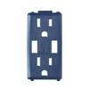Leviton Navy Blue USB Outlet Kit 15A Renu
