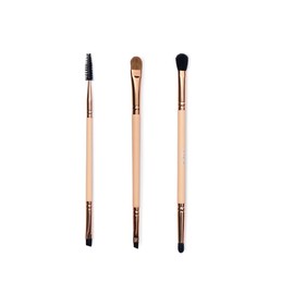 ANNALIA Beauty Eye Brush Makeup Kit, Soft and Smooth Hair Bristles, Pack of Eyeshadow Applicator & Eyeliner Brush, Blending, Crease, Eyebrow Expert Brush - Complete Kit for All Your Eye Makeup Needs