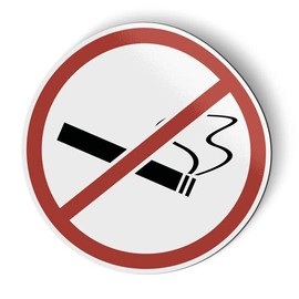No Smoking - Flexible Magnet - Car Fridge Locker - 3"