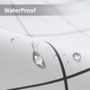 Checkered Shower Curtain - Black Line White Check Shower Curtain,