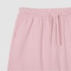 JAJU [JAJU] Women's Seersucker 5-Part Pajama Set_Dark Pink