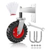 8 Inch Gate Wheel, Heavy Duty 600LB Capacity for Metal