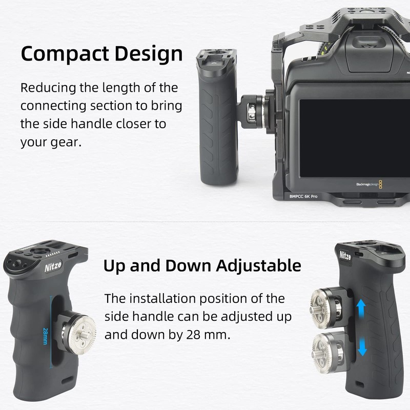 Nitze Side Handle Rosette Side Handle with ARRI Rosette for