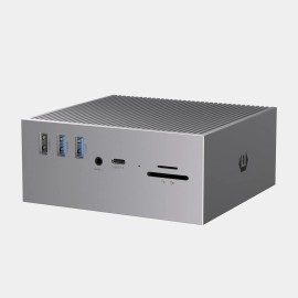SUTOUG Type C Hub, 16 in 2 Docking Station- Dual 4K HDMI, 6 USB, VGA, RJ45, SD/T