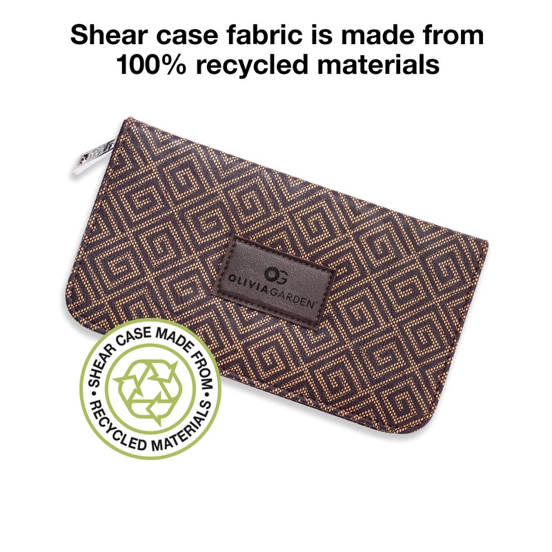 Olivia Garden SilkCut Professional Hairdressing Shear and Thinner Case (5.75"