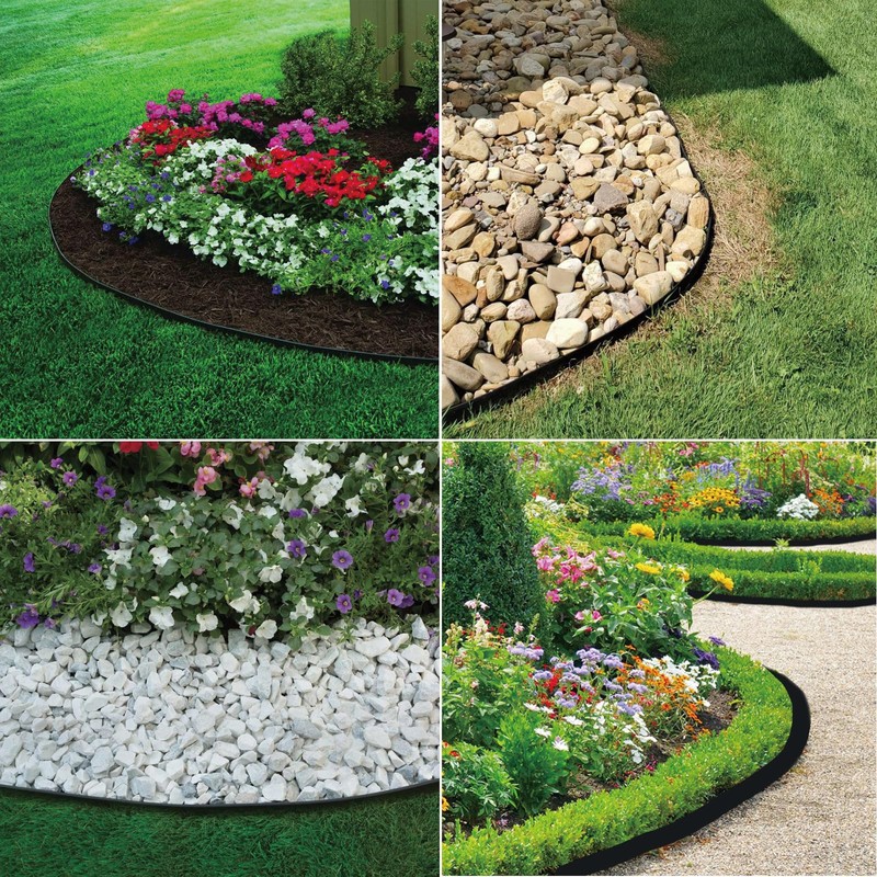 Garden Edging 33FT, 4IN Tall Landscape Edging Border with 50pcs
