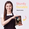 Server Books for Waitress,Leather Waiter Book Server Wallet with Zipper,Cash