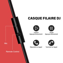 Oneodio Over Ear Closed Back Studio DJ Headphones for Monitoring Free Adapter Headphones with Acoustic Insulation Red/Black Multicoloured