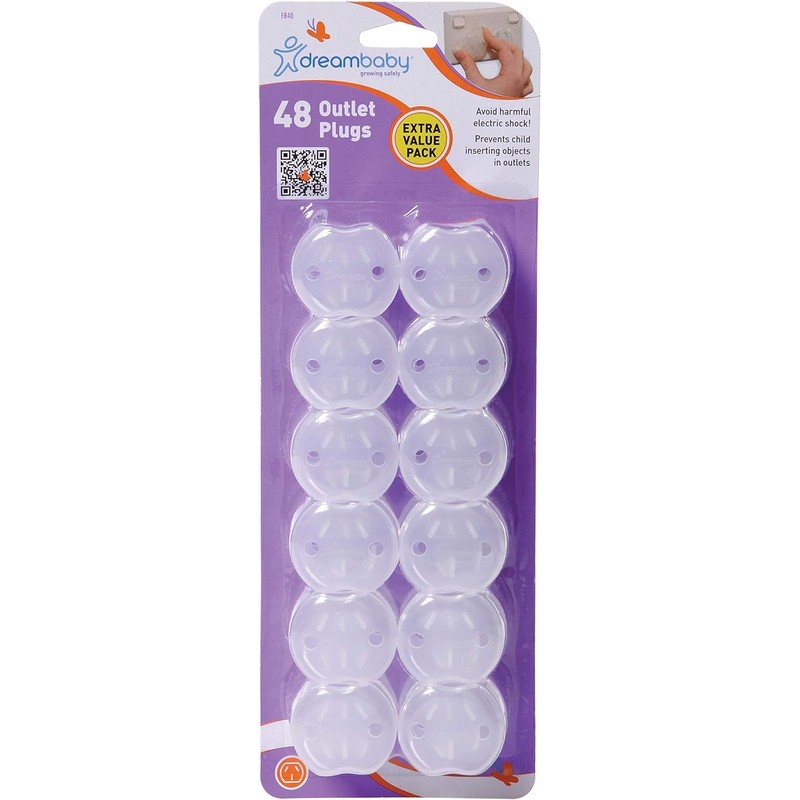 Dreambaby Electric Outlet Socket Plug Cover - Baby Proofing Plug