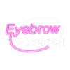 Eyebrows Eyelash Neon Sign, Pink and White Letter Neon Lights