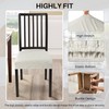SearchI Waterproof Dining Chair Seat Covers Set of 6, Washable