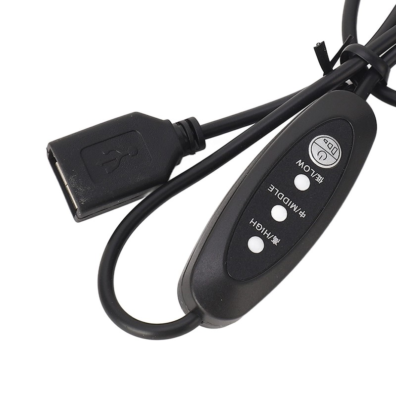USB5V Thermostat Extension Cord Male in Female Out Flexible PVC
