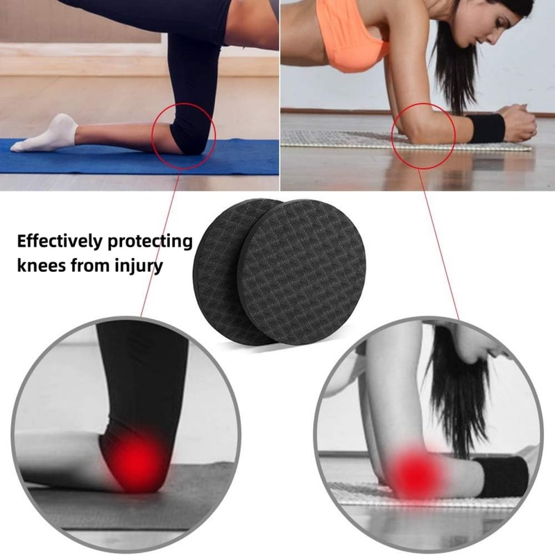 MBKHFLL Yoga Knee Pads 2 Pack, Yoga Knee Cushion Thick,