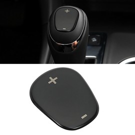 TOMALL Stainless Steel Car Gear Shift Knob Cover Compatible with Chevy Equinox 2018-2020 Shift Panel Trim Gear Lever Cover for Car Interior Car Accessories (Black Titanium)