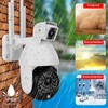 1080P Wifi PTZ Camera 60 Lights Dual Lens IP66 Waterproof
