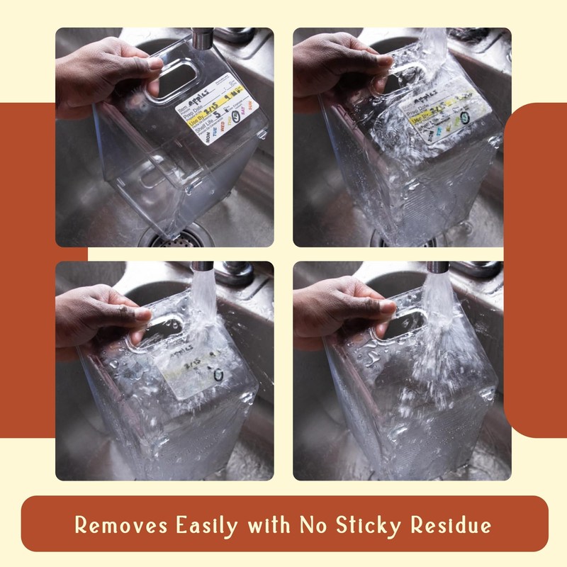 InStockLabels Dissolvable Food Labels - 2” x 3” (500 Labels)