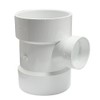 Canplas 192134 PVC DWV Sanitary Tee, 4 x 4 x