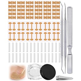 Benaewa 118 Pcs Ingrown Toenail Treatment Kit, Includes Ingrown Toenail Correction Strips, Nail Clippers, Pedicure Tools for Care, Relieving Pain