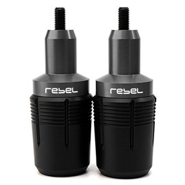 ZYAKOMO Compatible With Rebel 500 Rebel500 CMX 500 2017-2024 CMX500 2023 CNC Motorcycle Frame Sliders Crash Protector Pad Falling Protection (Grey)