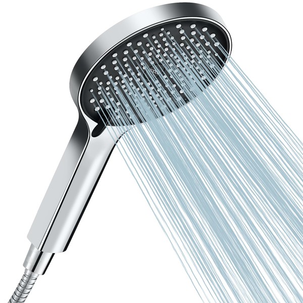 Cobbe Shower Head Water Saving Shower Head with Hose, Large