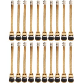 C-HORSE 10 PCS TR574 of 5" Tubeless Tire Truck Valve Stem Brass Clamp-in