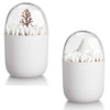 HomDSim 2 Pack Creative Cotton Swab Holder,Cotton Bud Small Q-Tips